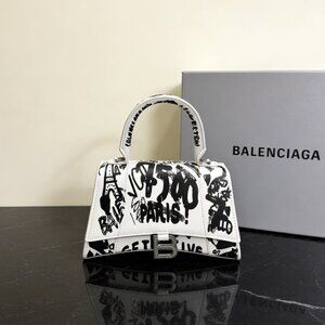Balenciaga Hourglass XS Graffiti Handbag